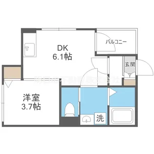 大阪府大阪市生野区巽北3【アパート】の間取り