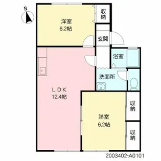 セジュールKI【1階】の間取り