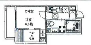 アクシーズ南浦和【2階】の間取り