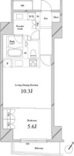 グランスイート神宮前【4階】の間取り