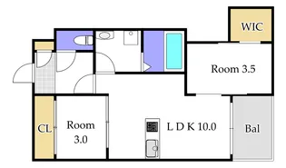 REGALEST TSUBAKI【1階】の間取り