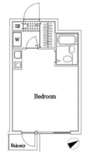 シルフィード白金【2階】の間取り