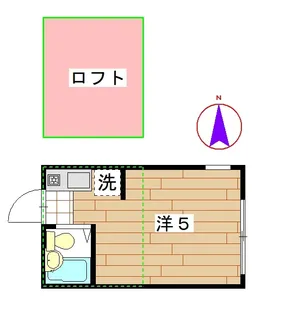 さくらアパートメント【1階】の間取り