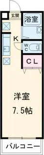 空 眠【2階】の間取り