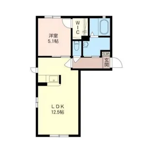 イーストフィールドA【1階】の間取り