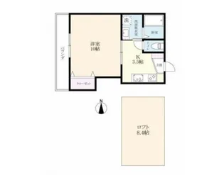 ビオス巨勢【2階】の間取り