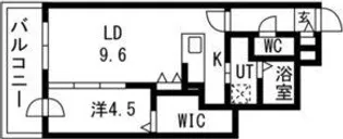 1LDKの間取り画像