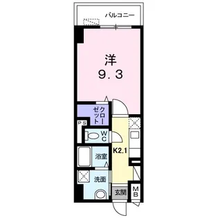 新潟県新潟市中央区万代2【マンション】の間取り