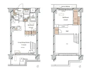 東京都大田区仲池上1【マンション】の間取り