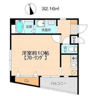 アーバンステージ藤ヶ丘【2階】の間取り