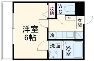 ロータス新綱島【1階】の間取り