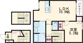 Mirabelle【3階】の間取り