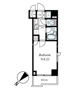 東京都大田区東六郷2【マンション】の間取り