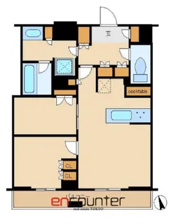 WORLD TOWER RESIDENCE【18階】の間取り