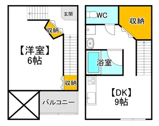 YNG西坂VI【2階】の間取り