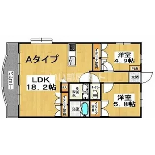 サン・フューレ【1階】の間取り