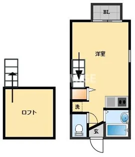 エスポワール緑ヶ丘【1階】の間取り