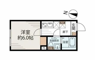 東京都中野区若宮1【マンション】の間取り