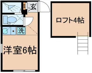 ユナイト千年アンデルセン【2階】の間取り