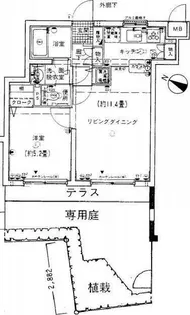 東急ドエル・アルス大森【1階】の間取り