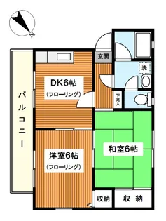 シャルム大倉山【1階】の間取り