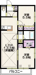 ヘーベルメゾン大和田公園【2階】の間取り