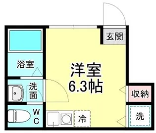 エクセルコート武蔵関【1階】の間取り