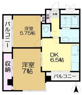 第2大野ビル【3階】の間取り