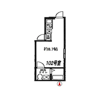 チャーリーズハウス根岸公園【1階】の間取り