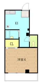 東京都台東区千束2【マンション】の間取り