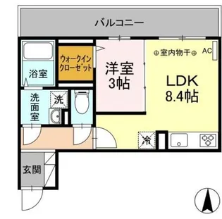 ヴィクトワール【2階】の間取り