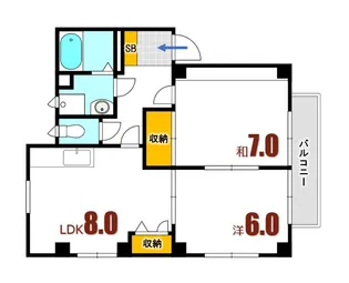 稲垣ビル【1階】の間取り