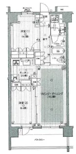 日神パレステージ曳舟【6階】の間取り