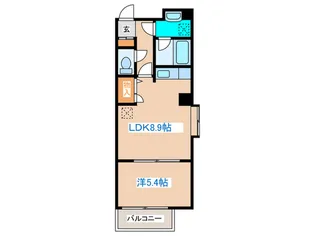 ウイング円山北町【4階】の間取り