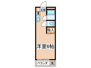 帝京マンション【3階】の間取り