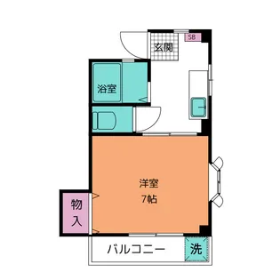 コーポ長嶋【3階】の間取り