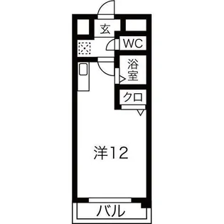 愛知県長久手市岩作北山【マンション】の間取り