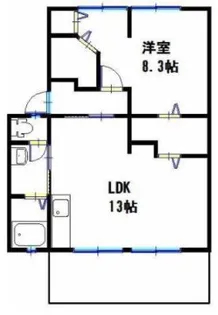 ハイツサンライフ【2階】の間取り