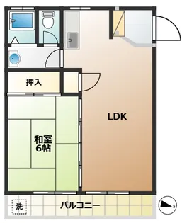 神楽坂マンション【3階】の間取り