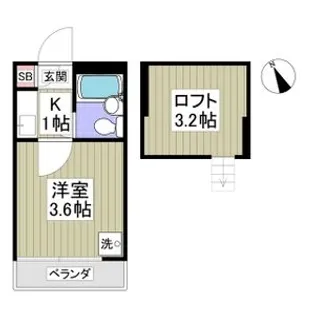 ローズマリー【1階】の間取り