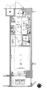 GENOVIA浜松町green veil【5階】の間取り