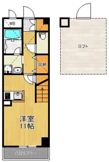 神奈川県横浜市港北区高田東4【マンション】の間取り