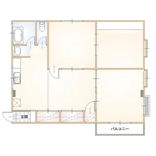 レフォルム美咲【3階】の間取り