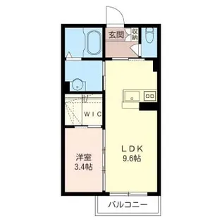 フィオーレ【1階】の間取り