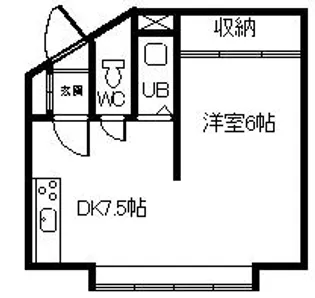 ハイツリバプール【2階】の間取り