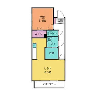 ヴィガラス平町【1階】の間取り