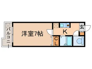 パティオII【2階】の間取り