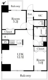 Casa Mariposa【10階】の間取り