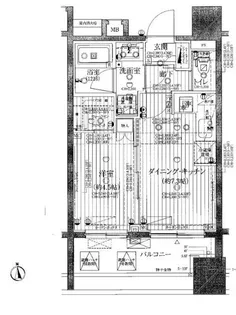 シティインデックス秋葉原【9階】の間取り