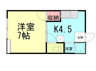 Apertment GB【1階】の間取り